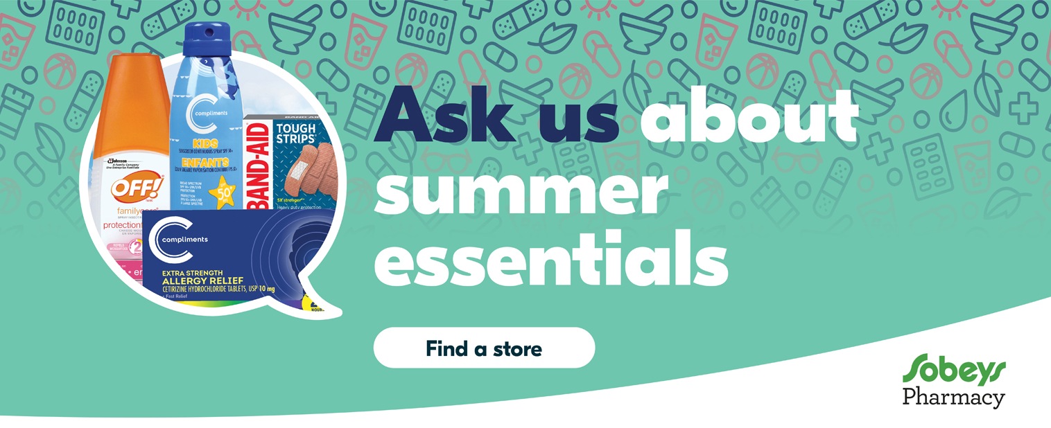 Ask us about summer essentials